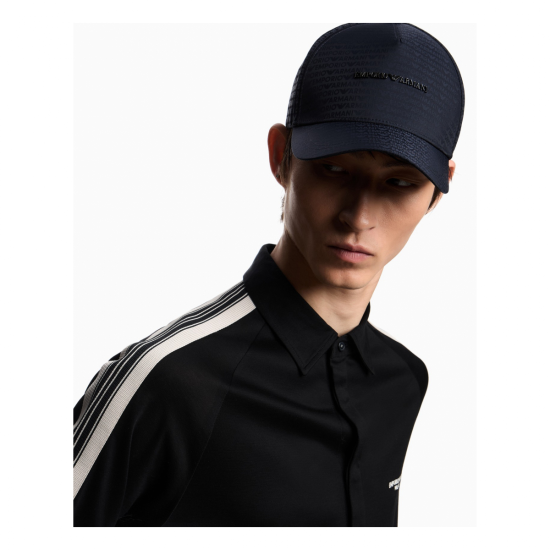 'Jacquard With All-Over Logo Lettering' Baseballkappe für Herren