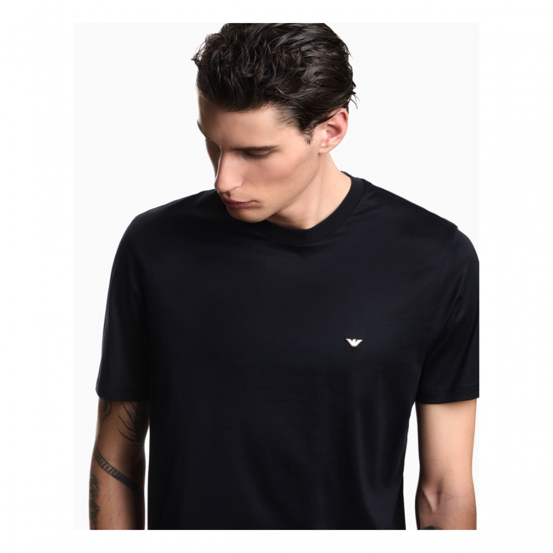 Men's 'Embossed Eagle Embroidery' T-Shirt