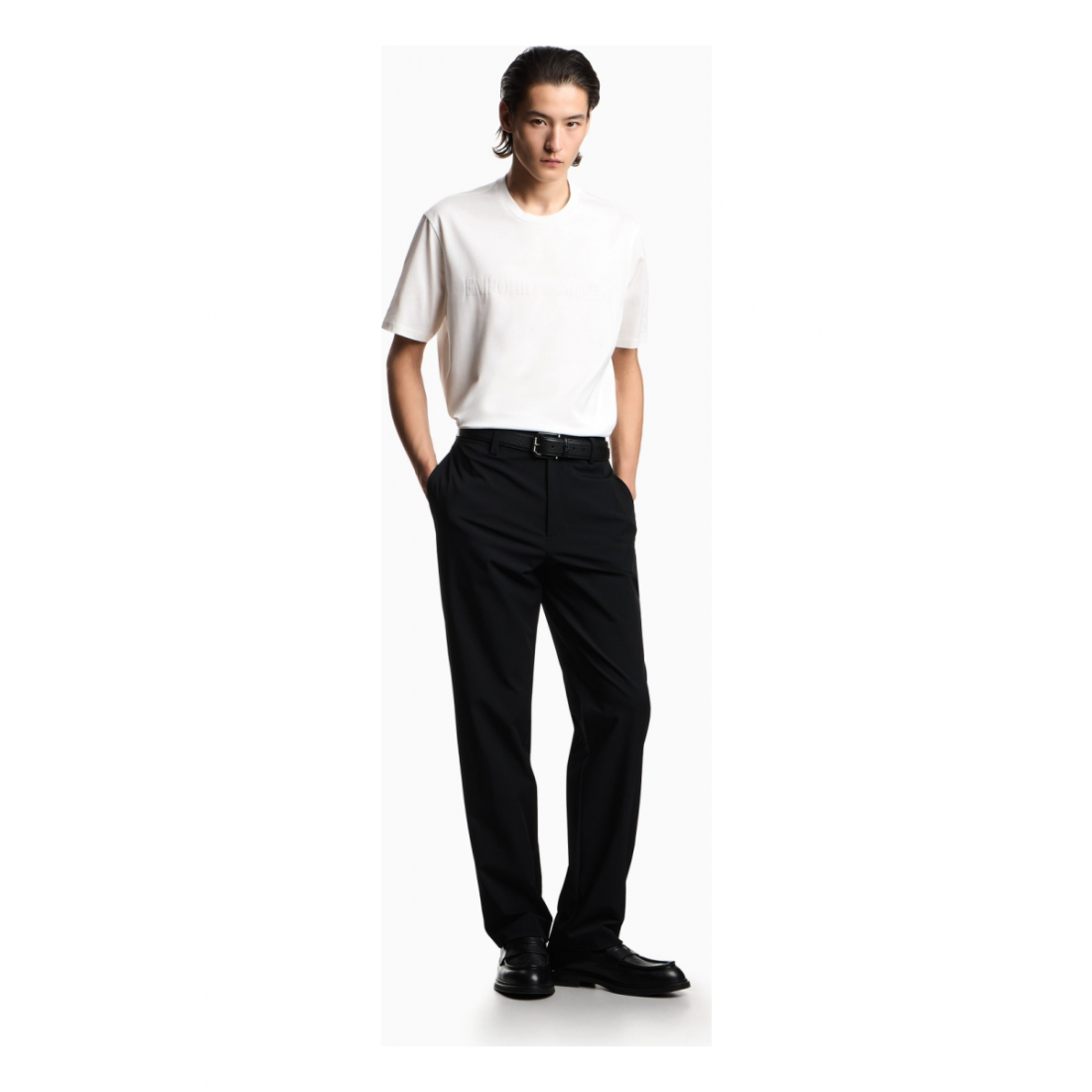 Men's 'Matching Intarsia Logo' T-Shirt