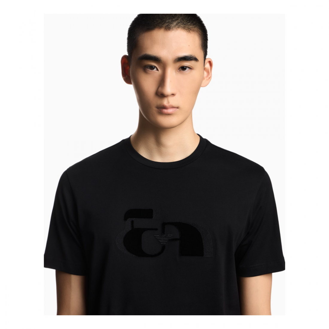 Men's 'Op-Art Embroidery' T-Shirt