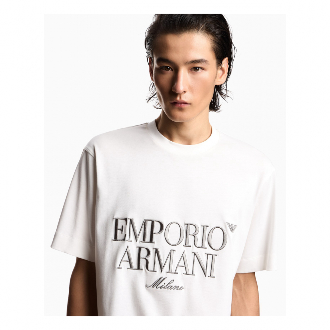 Men's 'Embossed Logo Embroidery' T-Shirt
