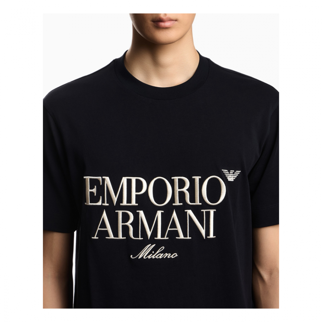 Men's 'Embossed Logo Embroidery' T-Shirt