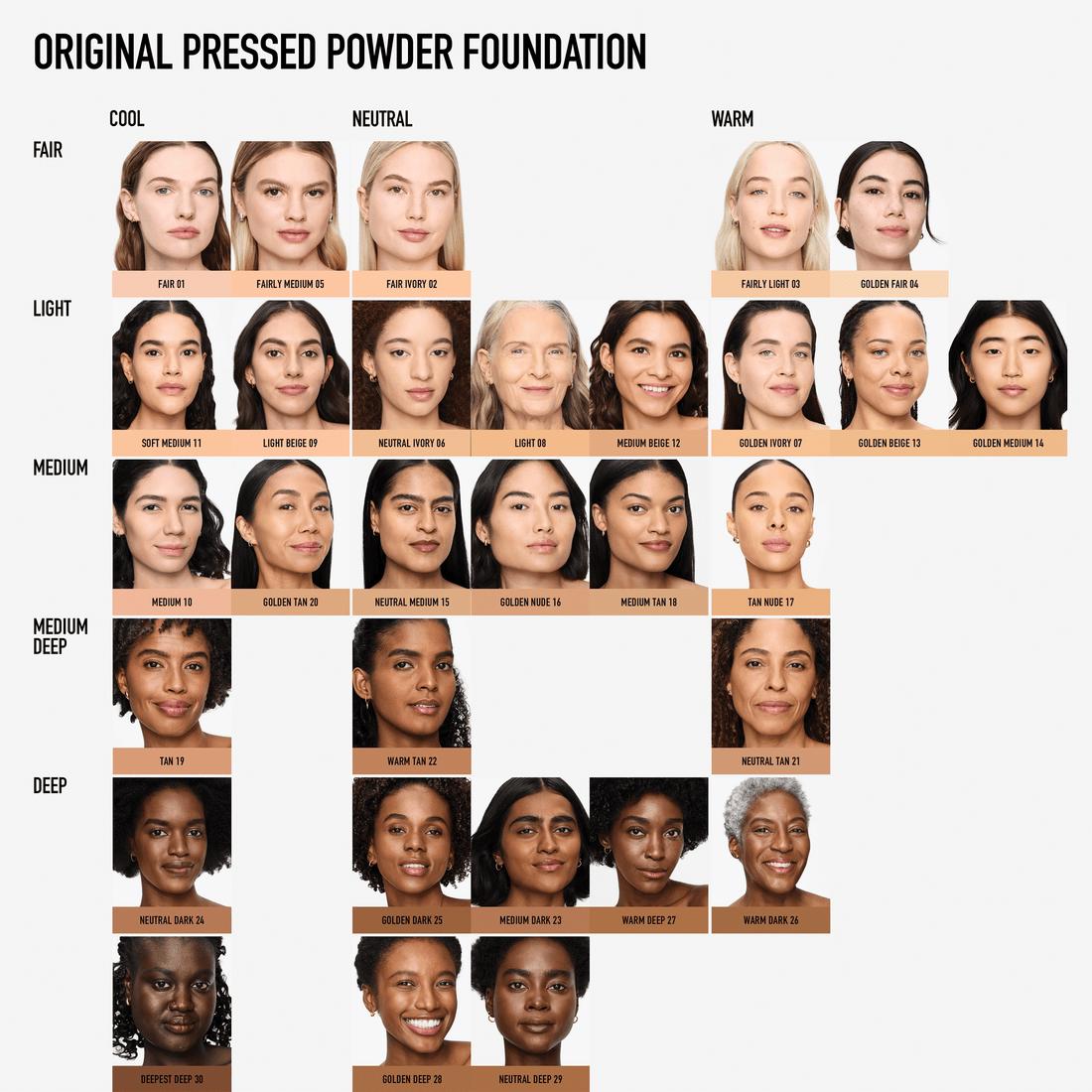 Fond de teint poudre 'Original Pressed Mineral SPF15' - 04 Golden Fair 8 g