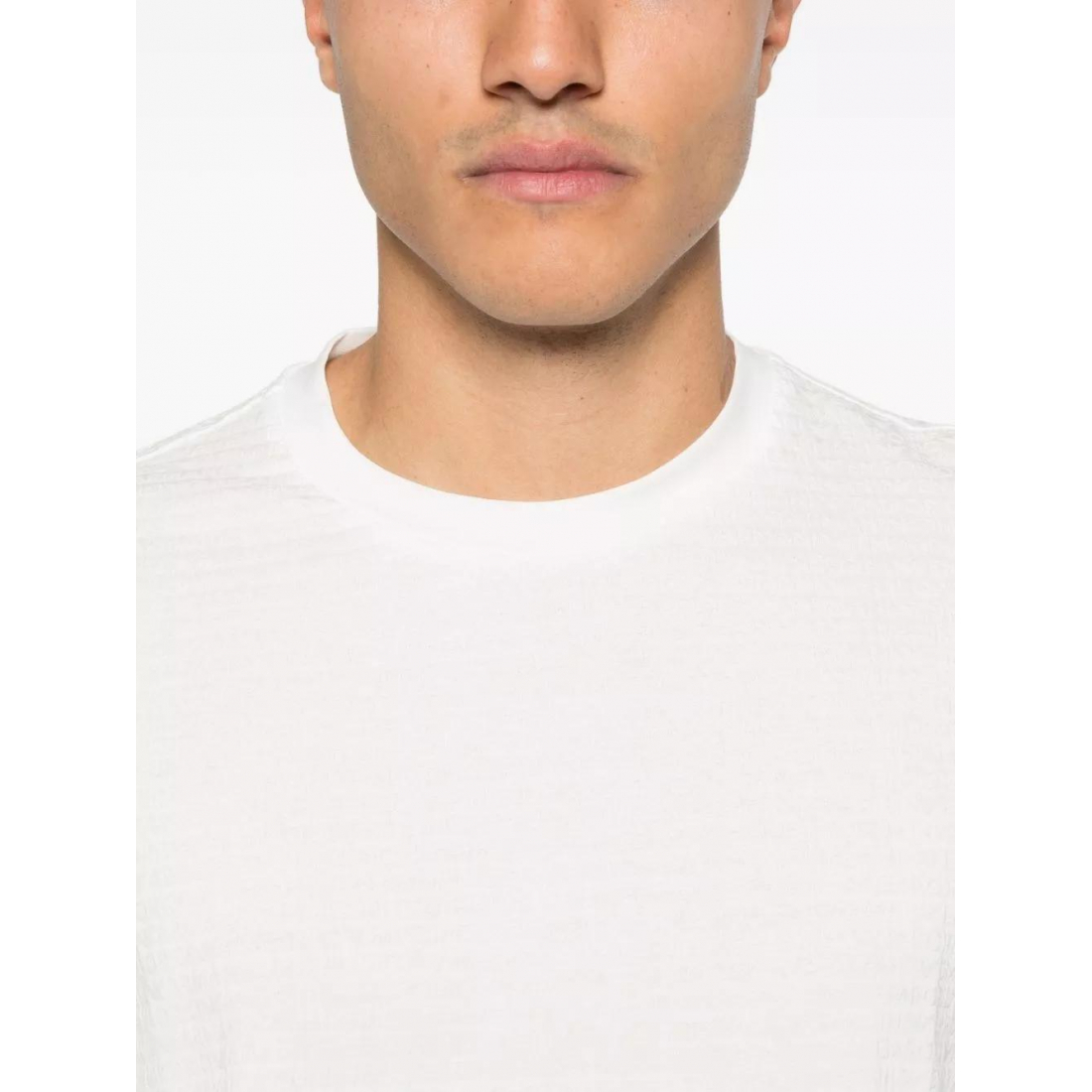 Men's 'All-Over Jacquard Lettering' T-Shirt