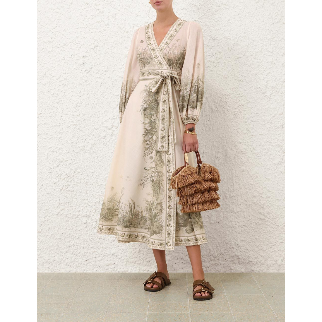 Robe Midi 'Wanderlust Wrap' pour Femmes