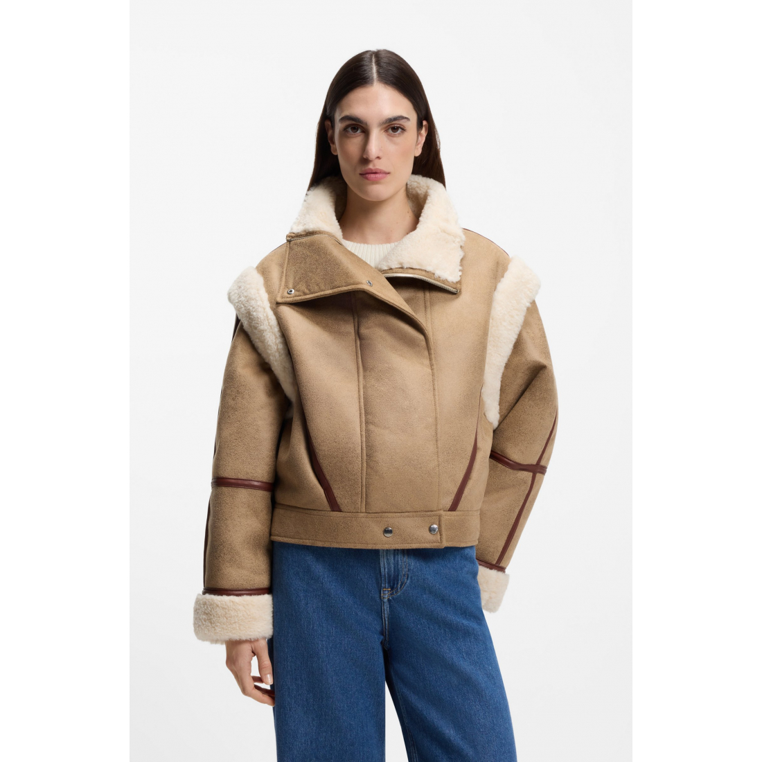 Veste 'Detachable-Sleeve' pour Femmes