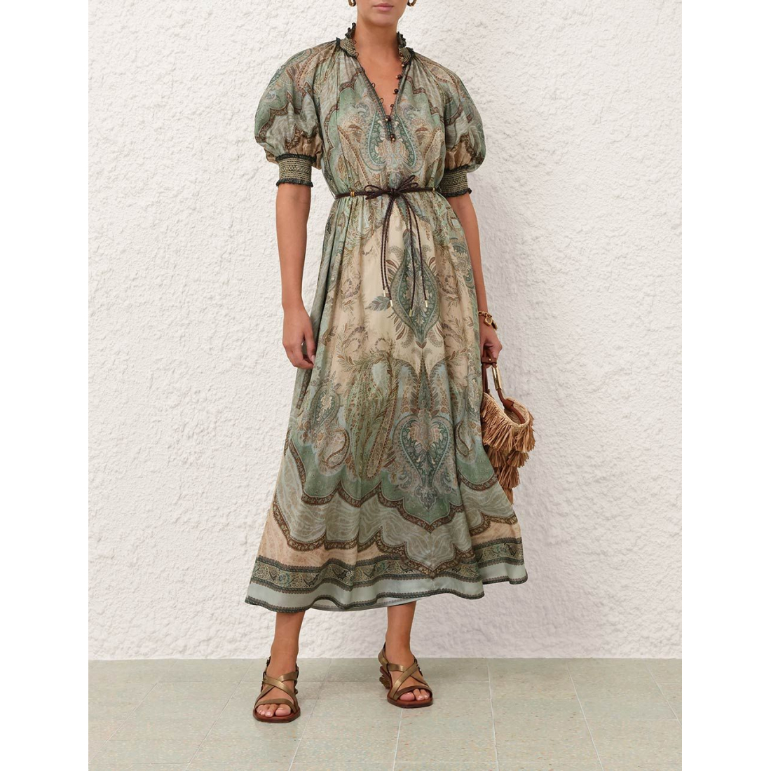 Robe Midi 'Wanderlust Billow' pour Femmes