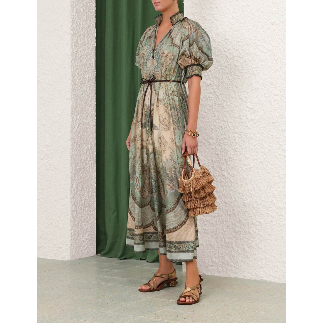 Robe Midi 'Wanderlust Billow' pour Femmes