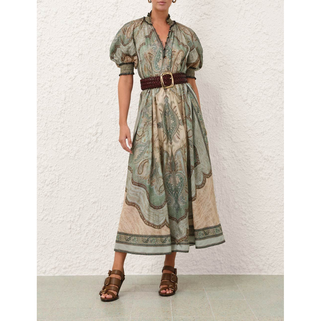 Robe Midi 'Wanderlust Billow' pour Femmes