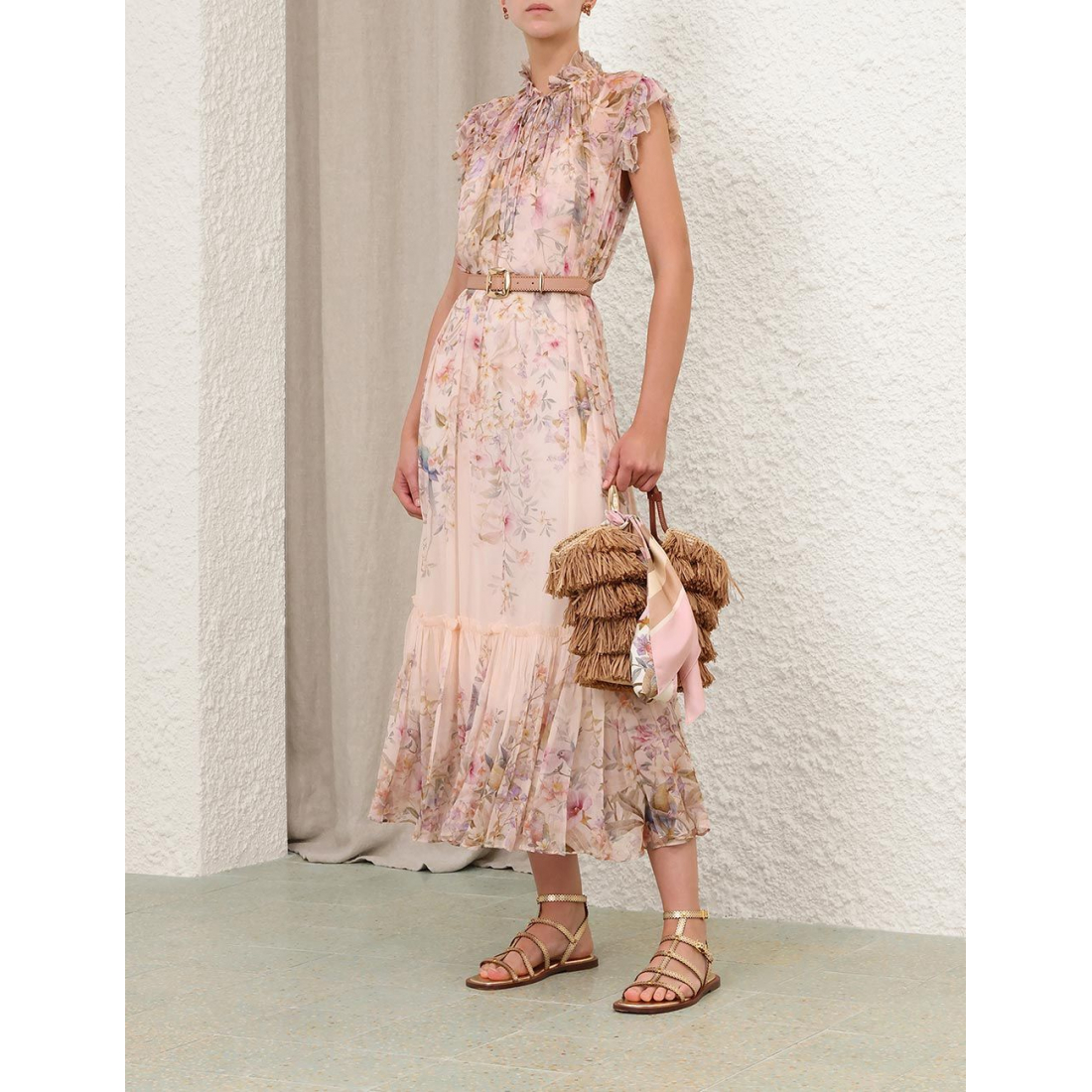 Robe Midi 'Rebellion Flutter' pour Femmes