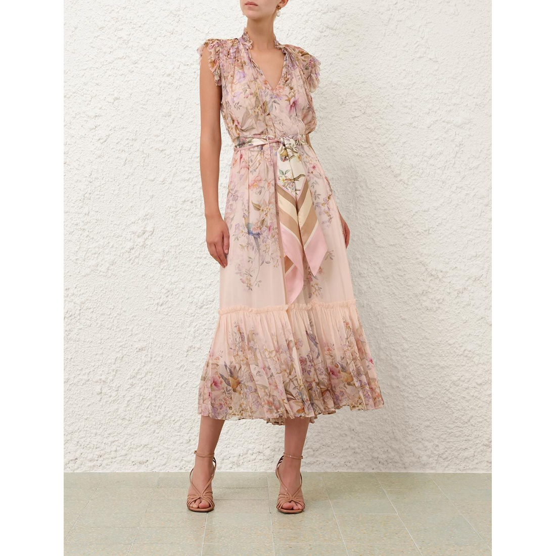 Robe Midi 'Rebellion Flutter' pour Femmes