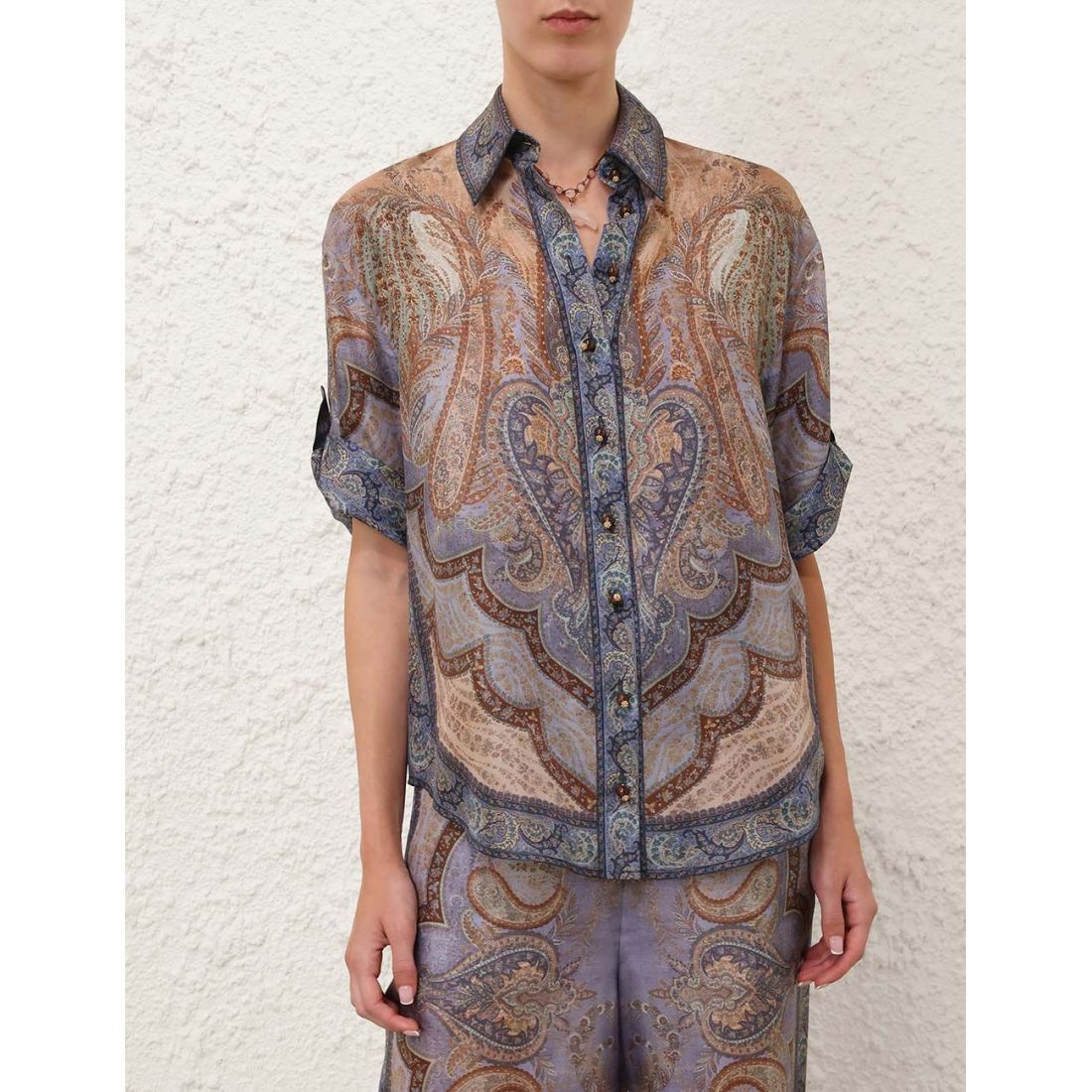 Chemise à manches courtes 'Wanderlust' pour Femmes