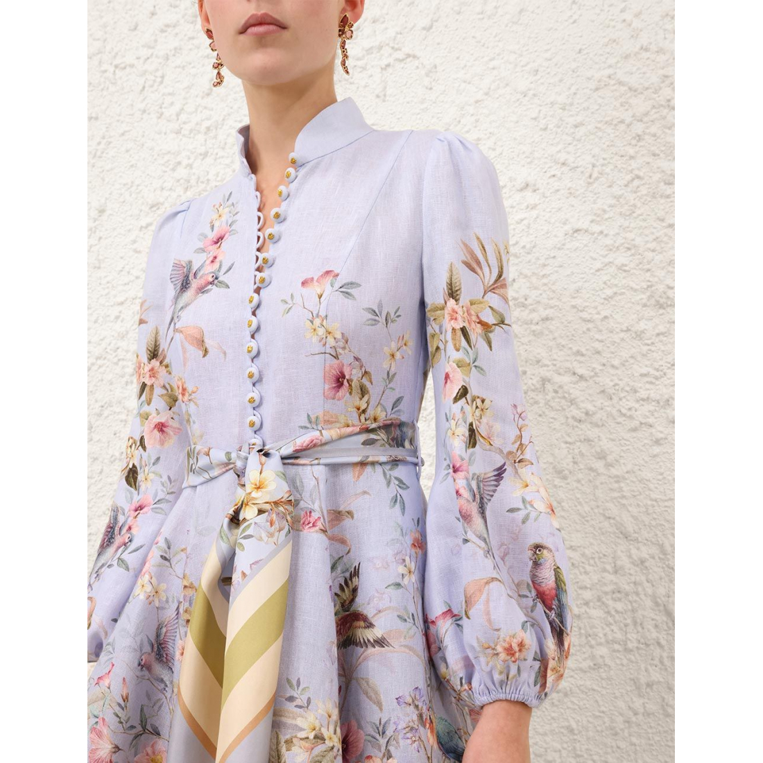 Robe mini 'Rebellion Button' pour Femmes