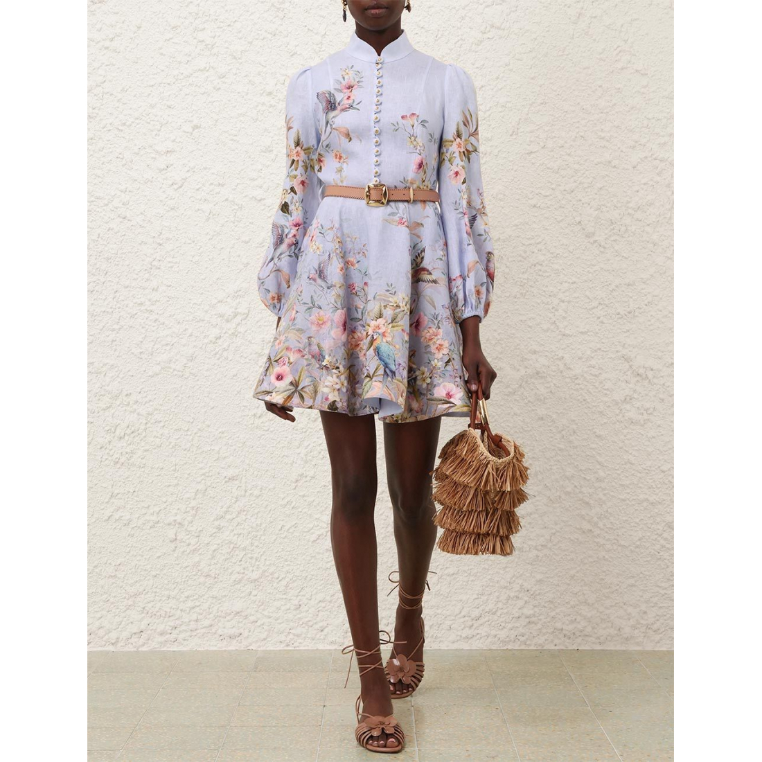 Robe mini 'Rebellion Button' pour Femmes