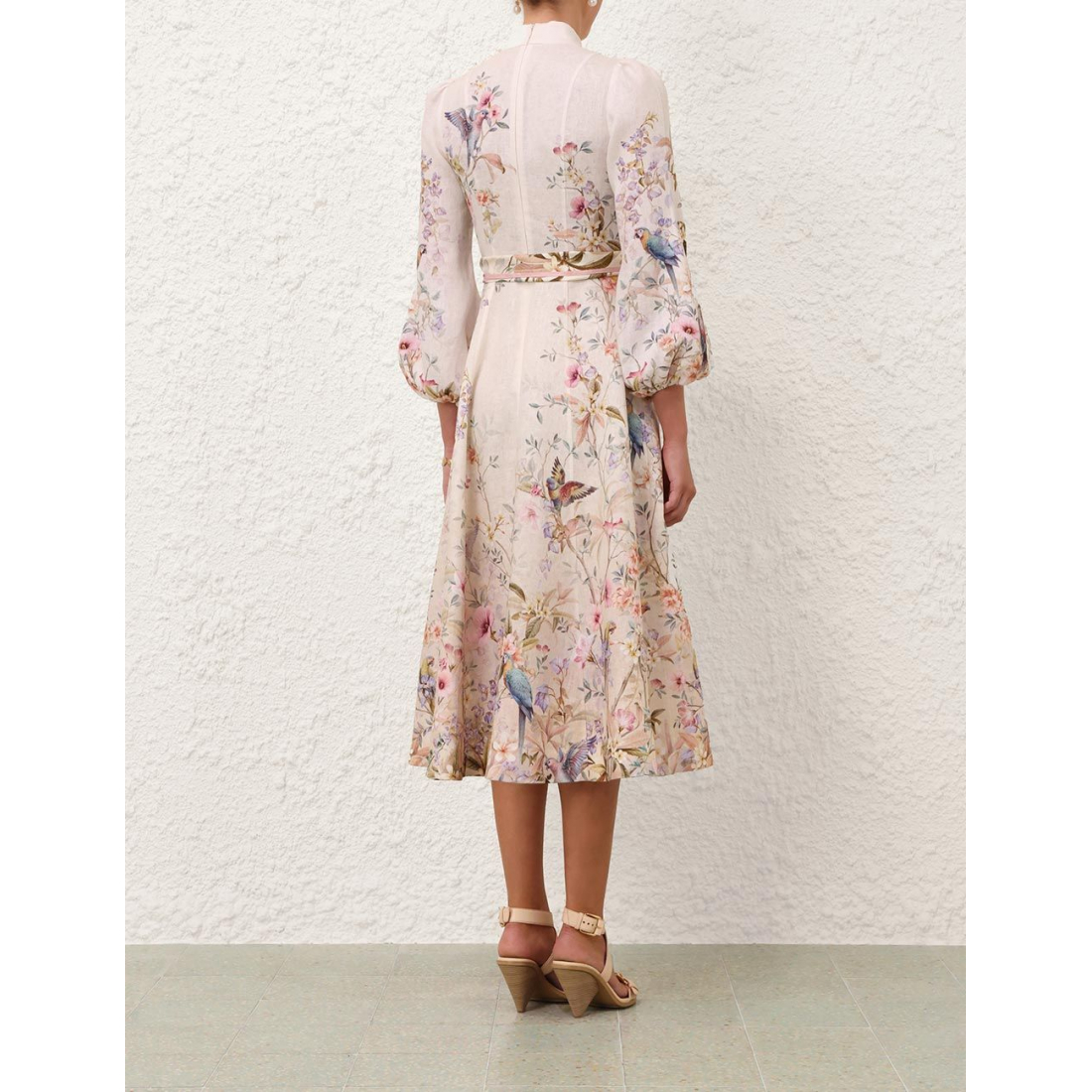 Robe Midi 'Rebellion Button' pour Femmes