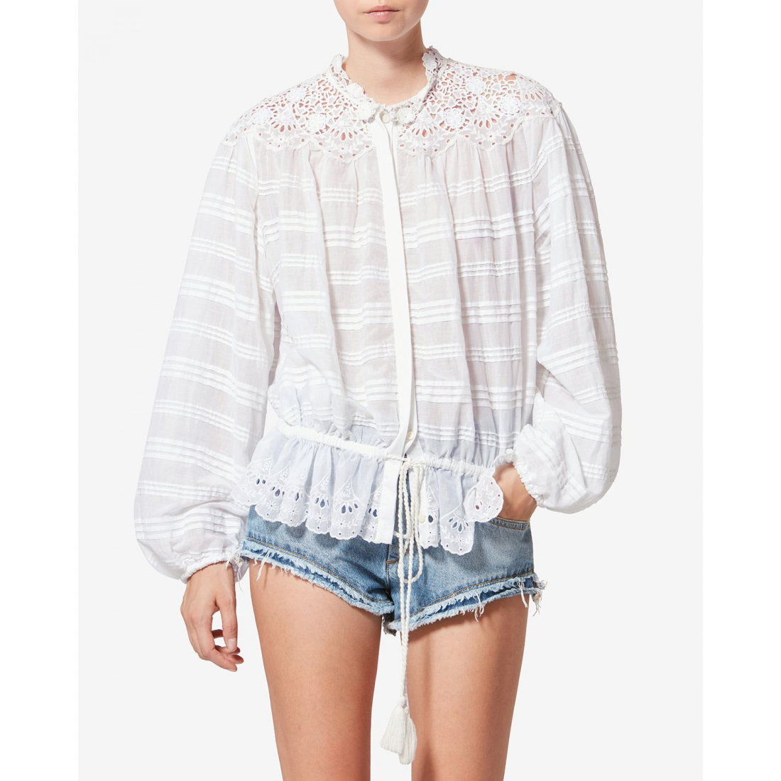 Top à manches longues 'Polly' pour Femmes