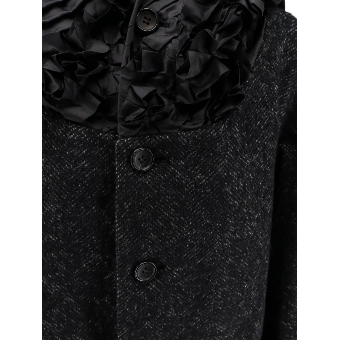 Manteau 'Ruffled-Collar' pour Femmes