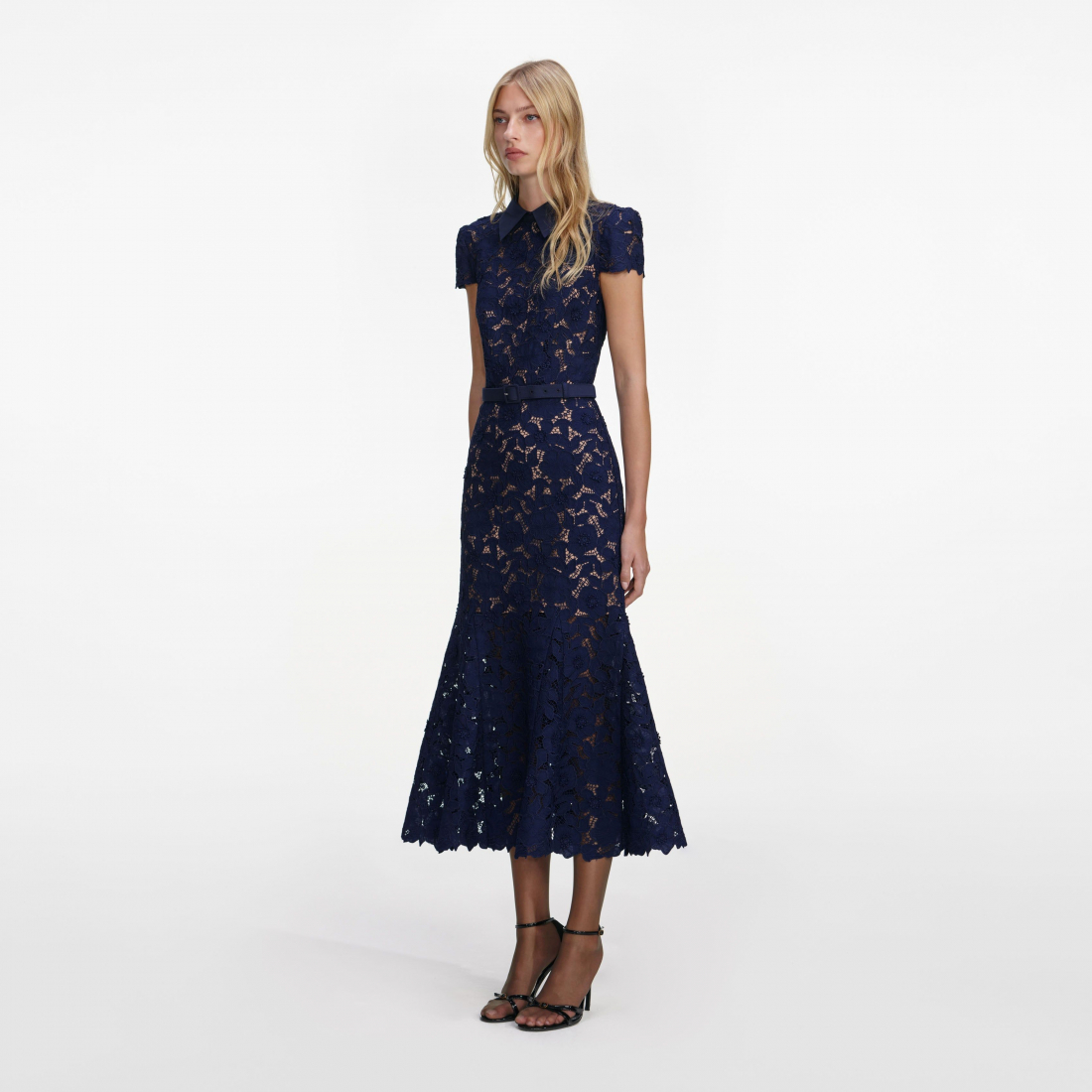 Women's 'Guipure' Midi Dress