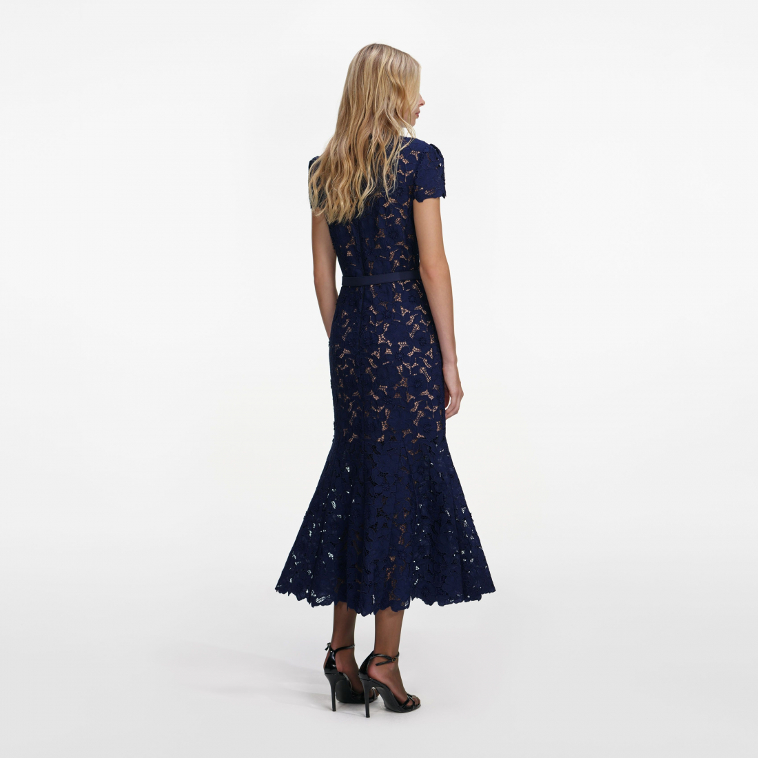 Women's 'Guipure' Midi Dress