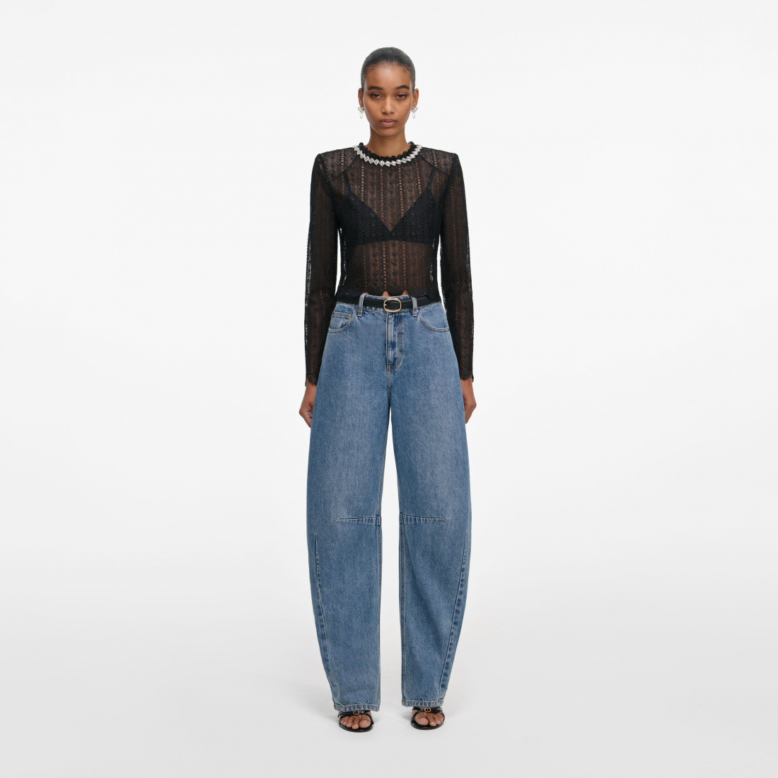 Top à manches longues 'Lace' pour Femmes