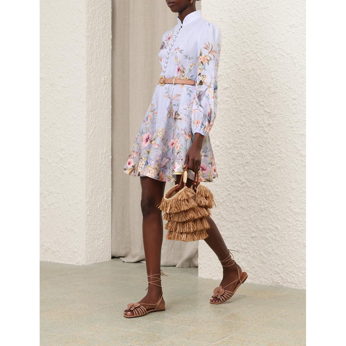 Robe mini 'Rebellion Button' pour Femmes