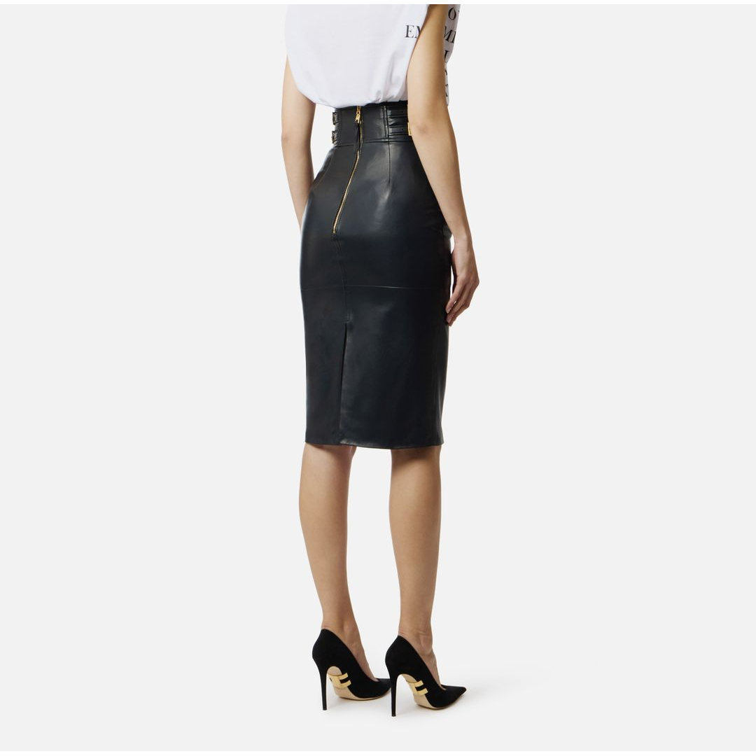 Jupe Midi 'With Embossed Logo' pour Femmes