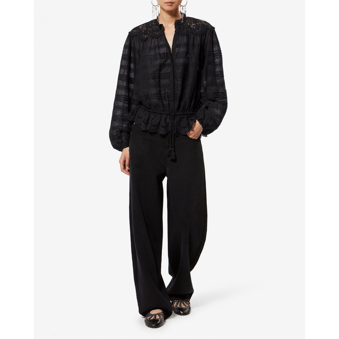 Top à manches longues 'Polly' pour Femmes