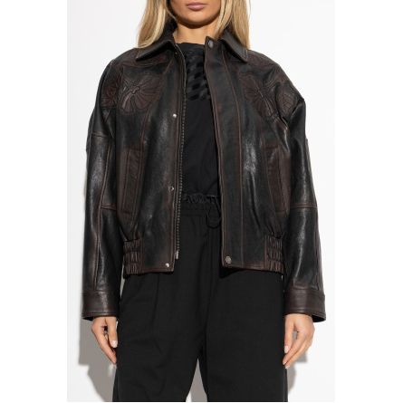 'Floral Embroidery' Bomberjacke für Damen