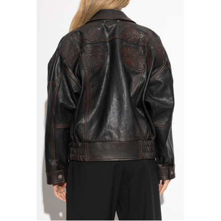 'Floral Embroidery' Bomberjacke für Damen