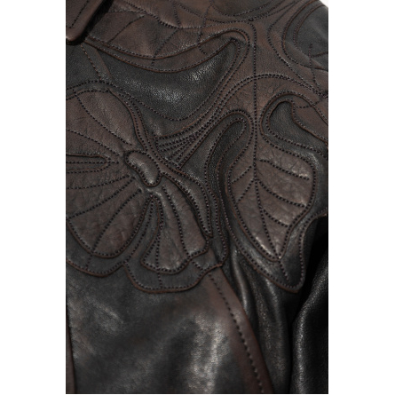 'Floral Embroidery' Bomberjacke für Damen