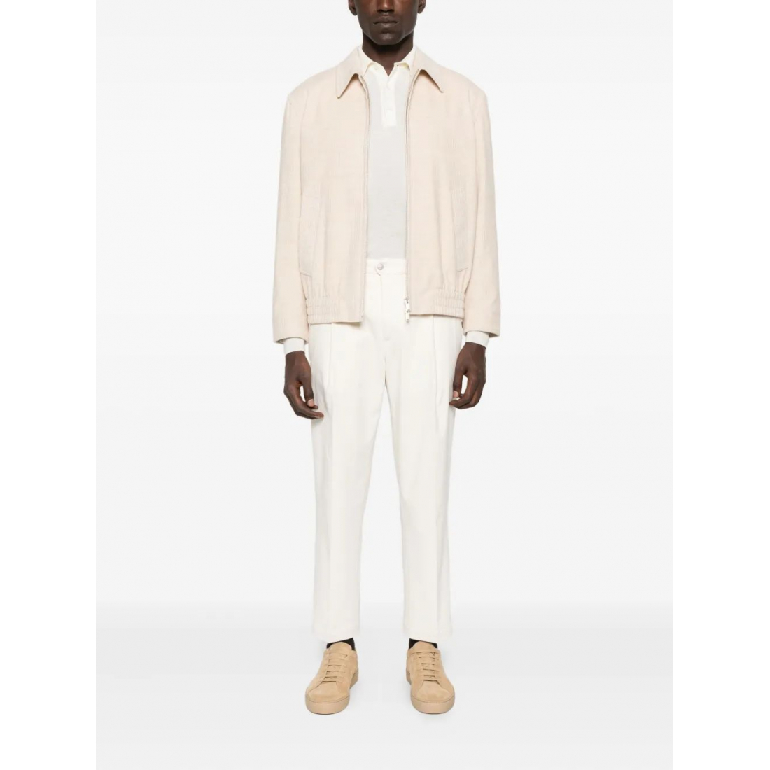 Surchemise 'Ribbed Zip-Up' pour Hommes