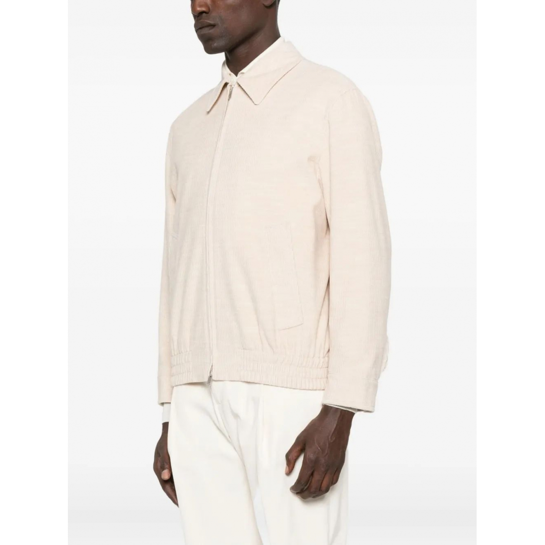 Surchemise 'Ribbed Zip-Up' pour Hommes