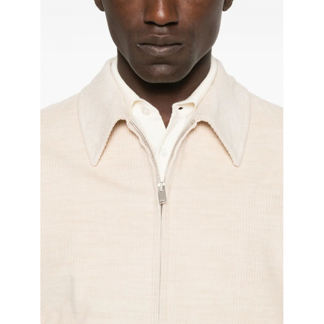 Surchemise 'Ribbed Zip-Up' pour Hommes