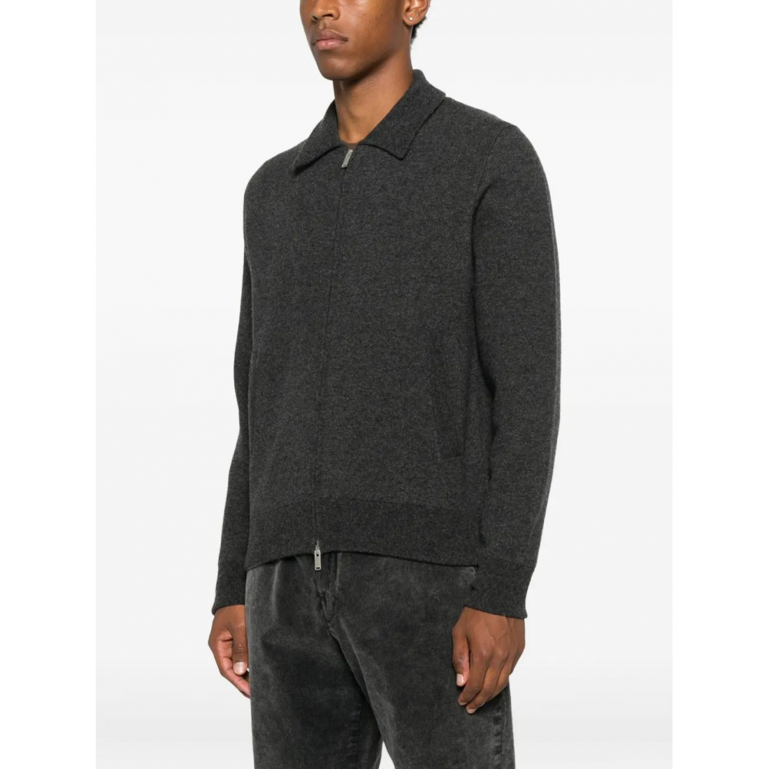 Men's 'Zip-Fastening' Cardigan