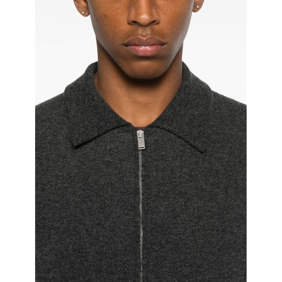 Men's 'Zip-Fastening' Cardigan