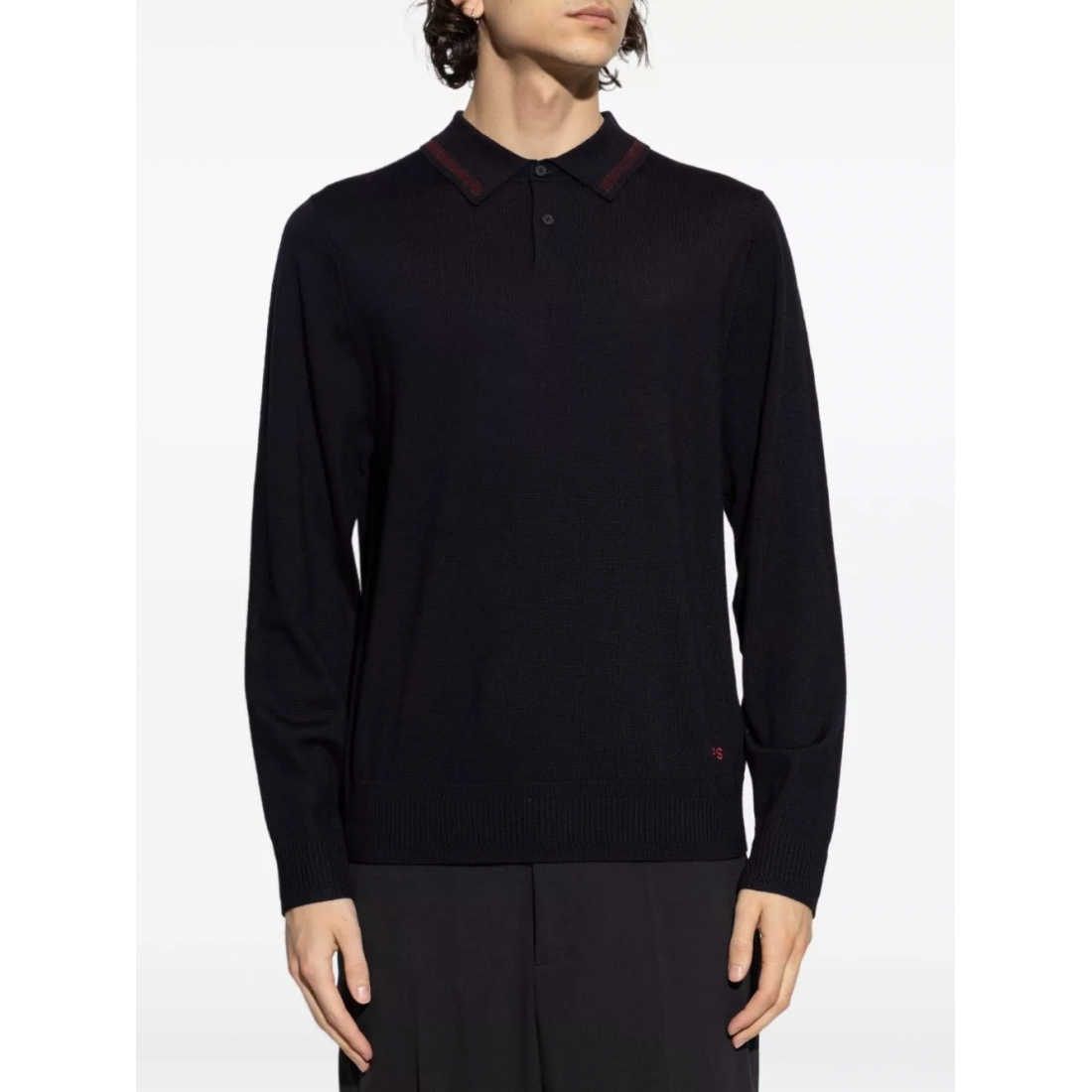 Langärmeliges Poloshirt für Herren