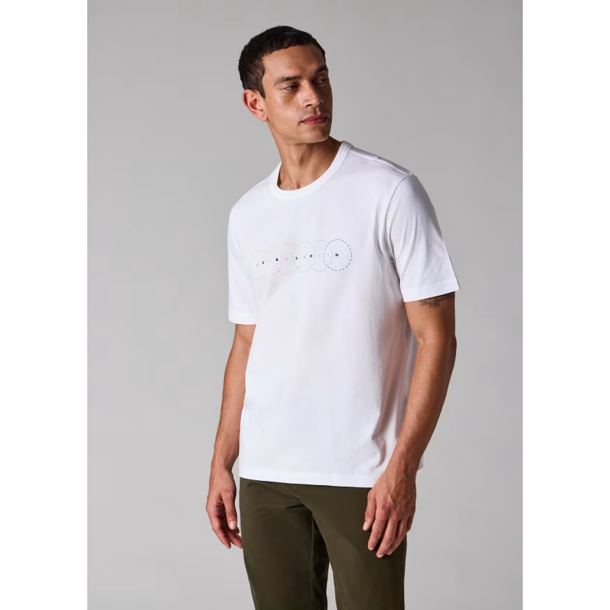 T-shirt 'Multi Circles Print' pour Hommes