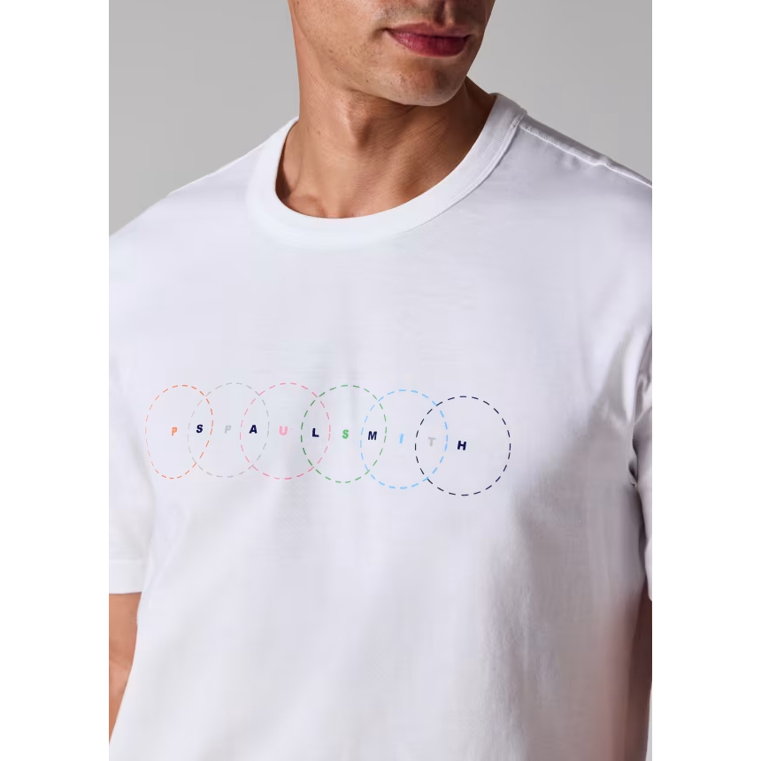 T-shirt 'Multi Circles Print' pour Hommes