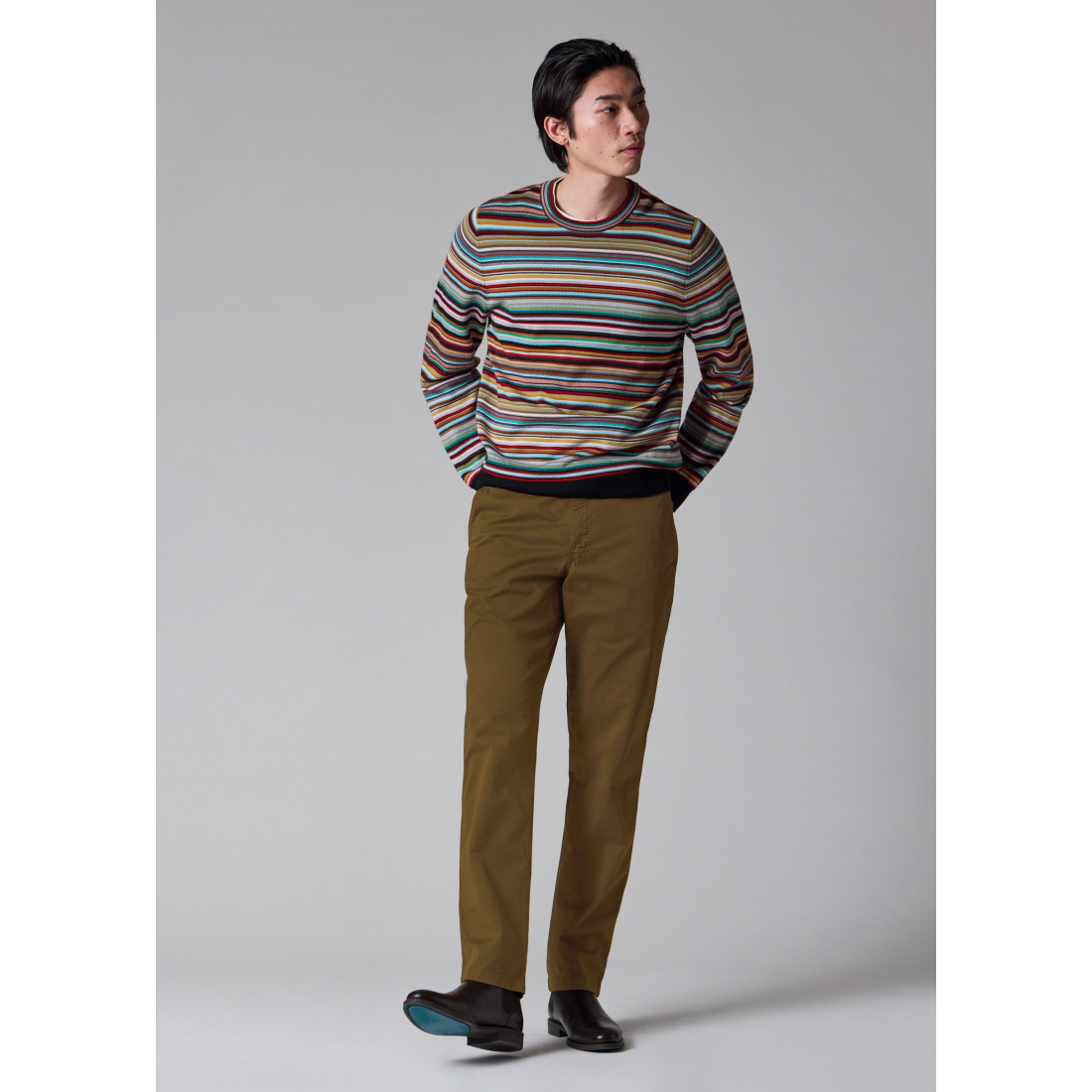 'Signature Stripe' Pullover für Herren