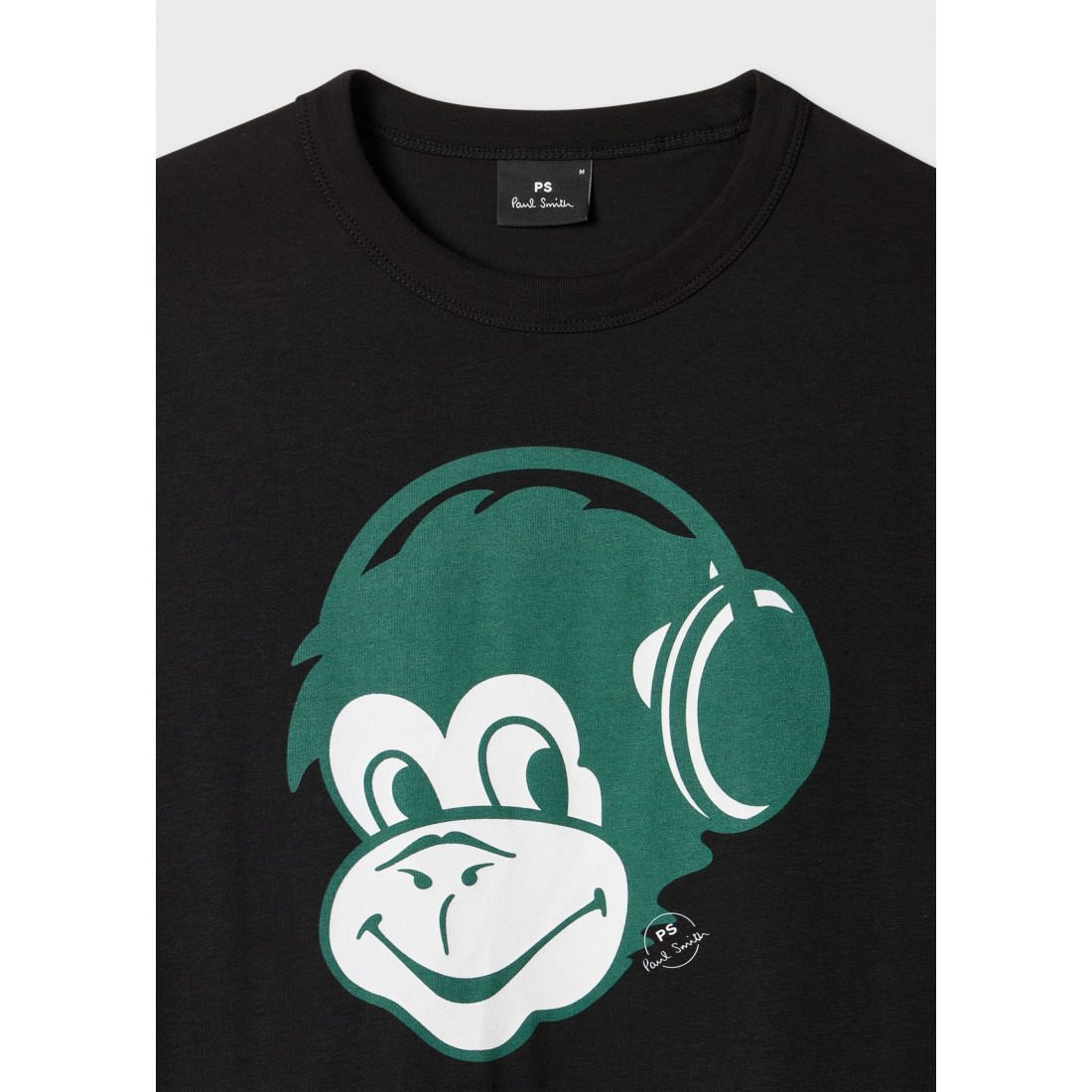 T-shirt 'Monkey Headphones Print' pour Hommes