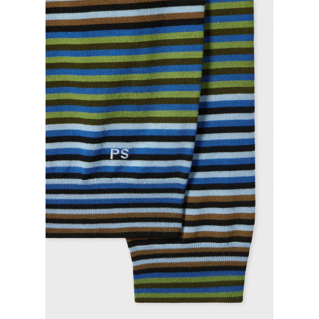 Men's 'Stripe' Long-Sleeve Polo Shirt