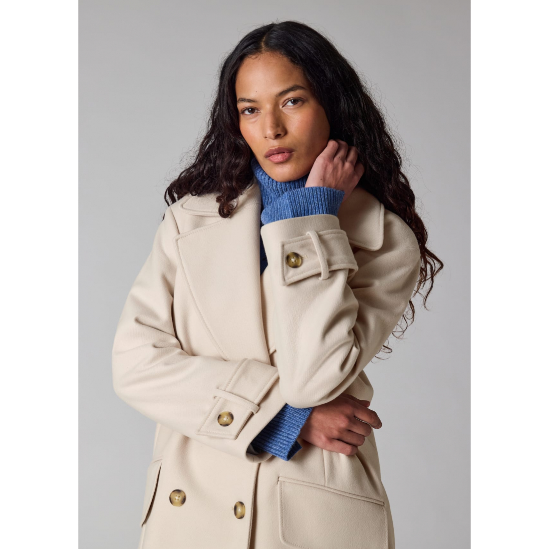 Women's 'Double-Breasted' Overcoat
