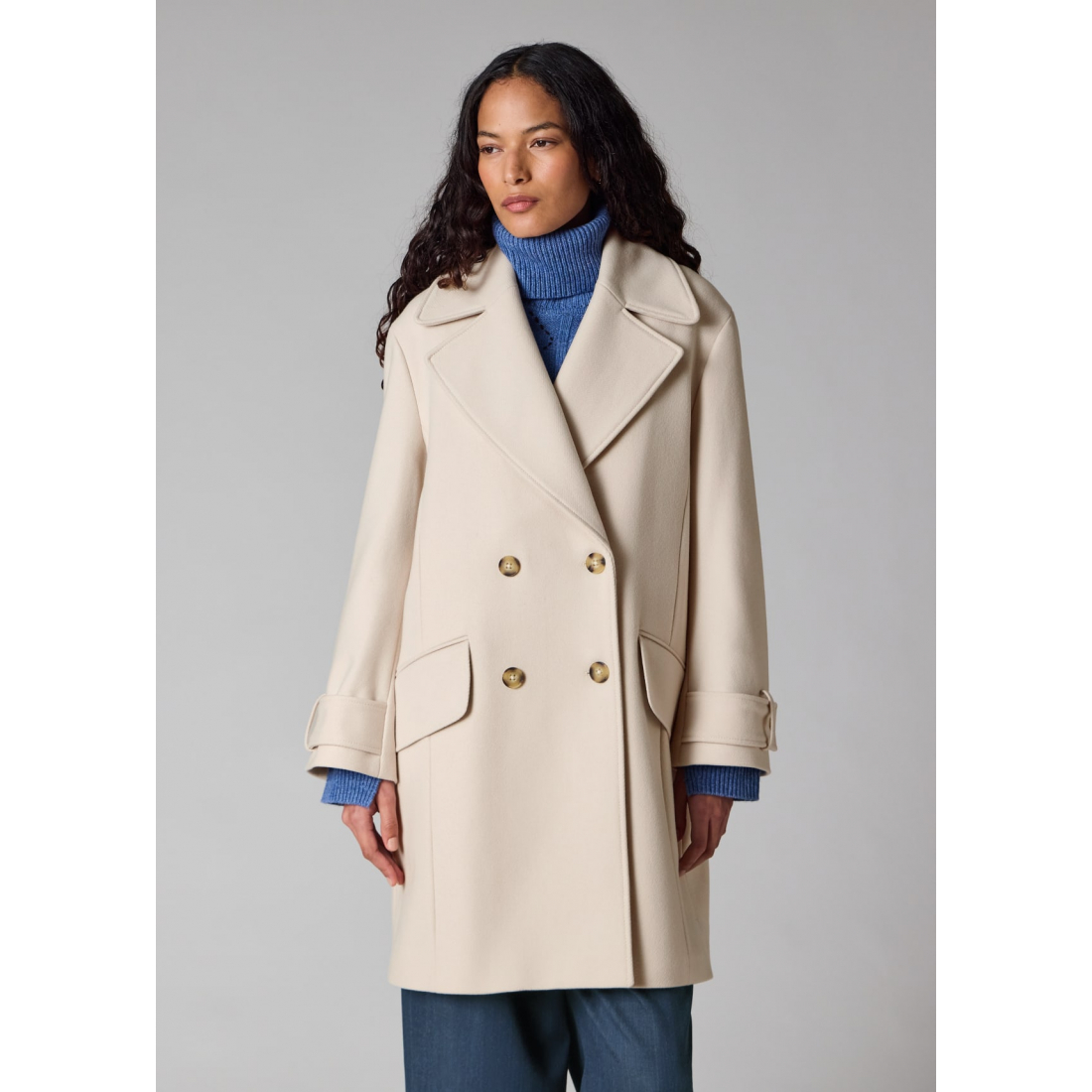 Women's 'Double-Breasted' Overcoat