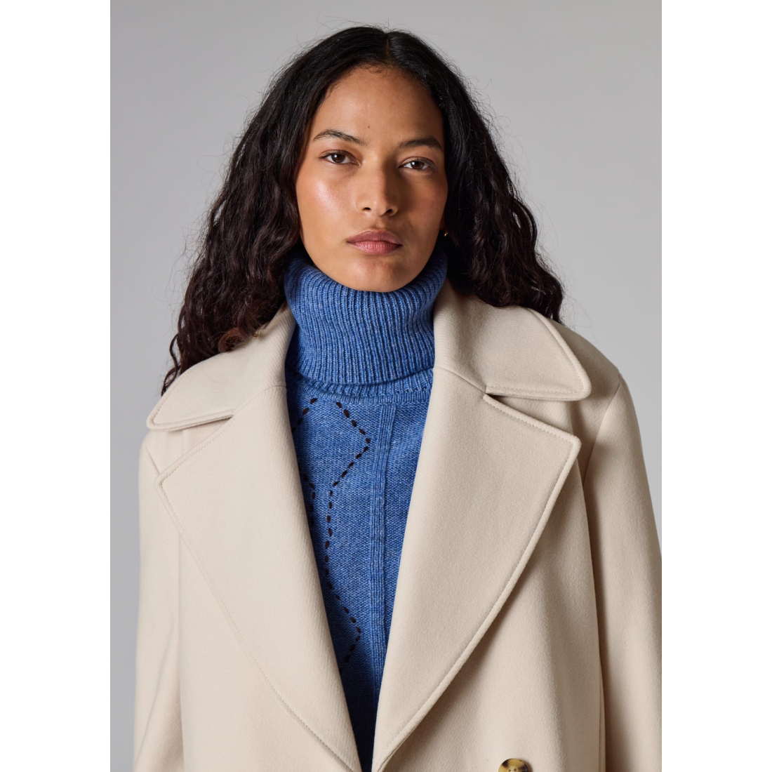 Women's 'Double-Breasted' Overcoat