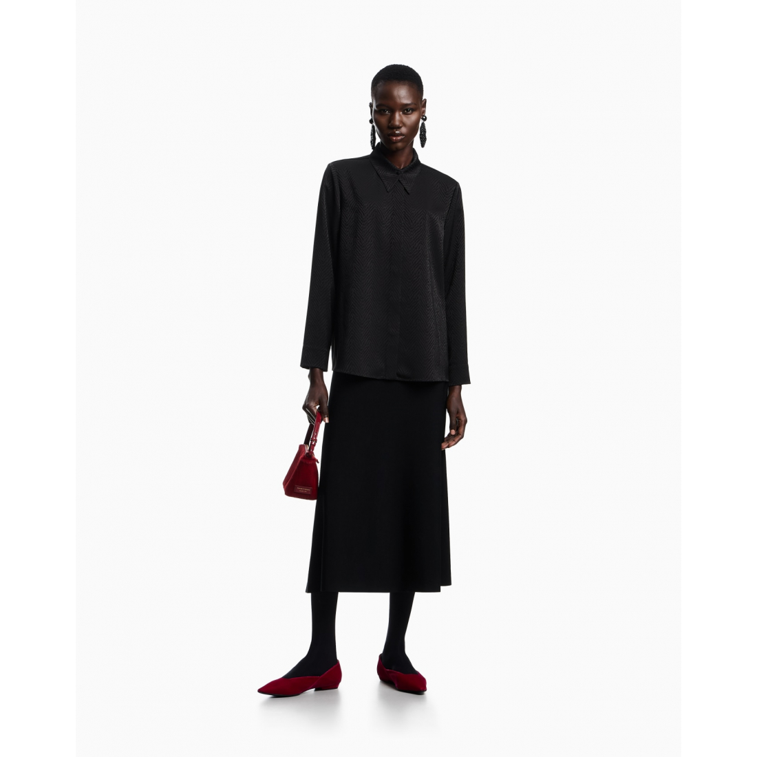 Jupe à lignes A 'Flared' pour Femmes