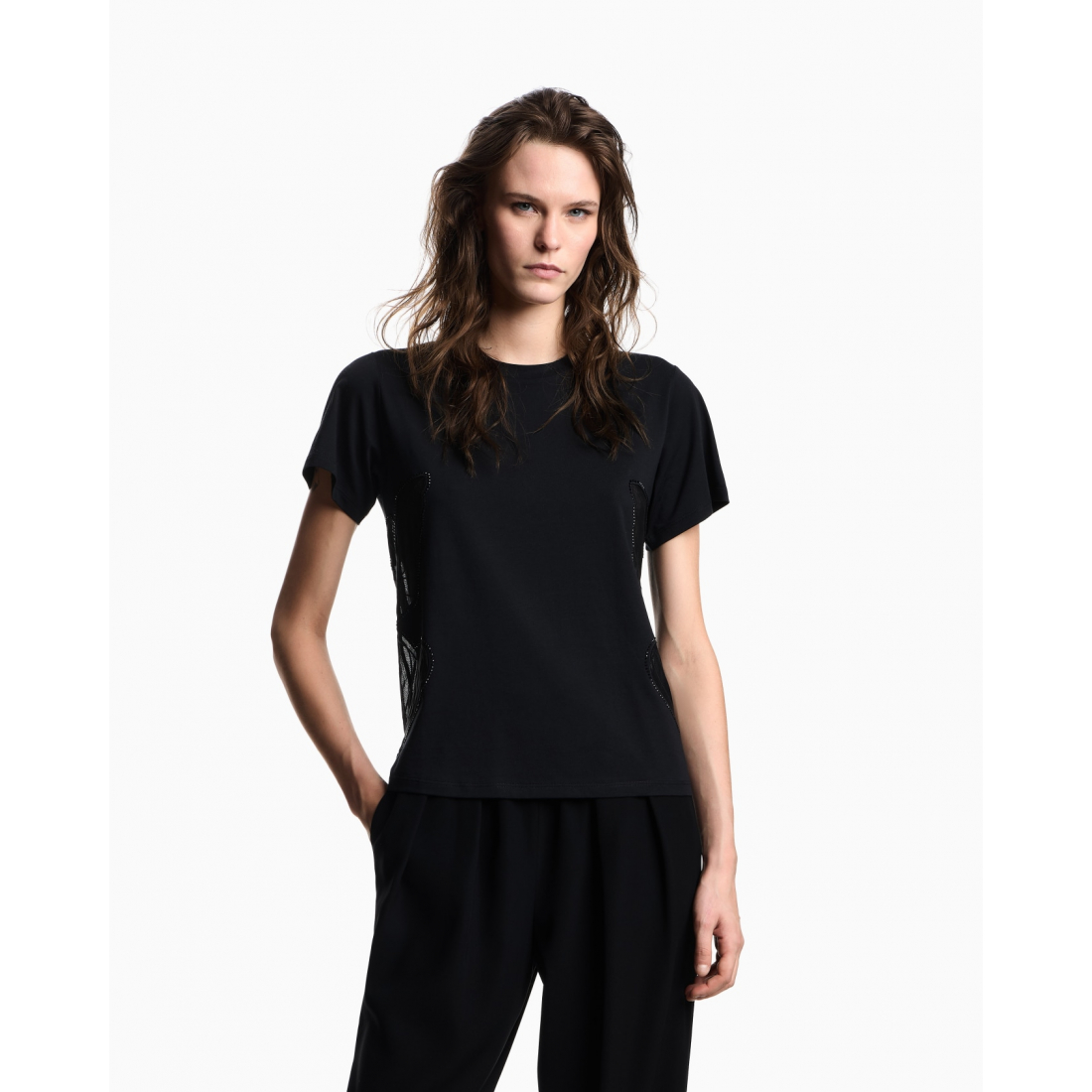 T-shirt 'Butterfly-Embellished' pour Femmes