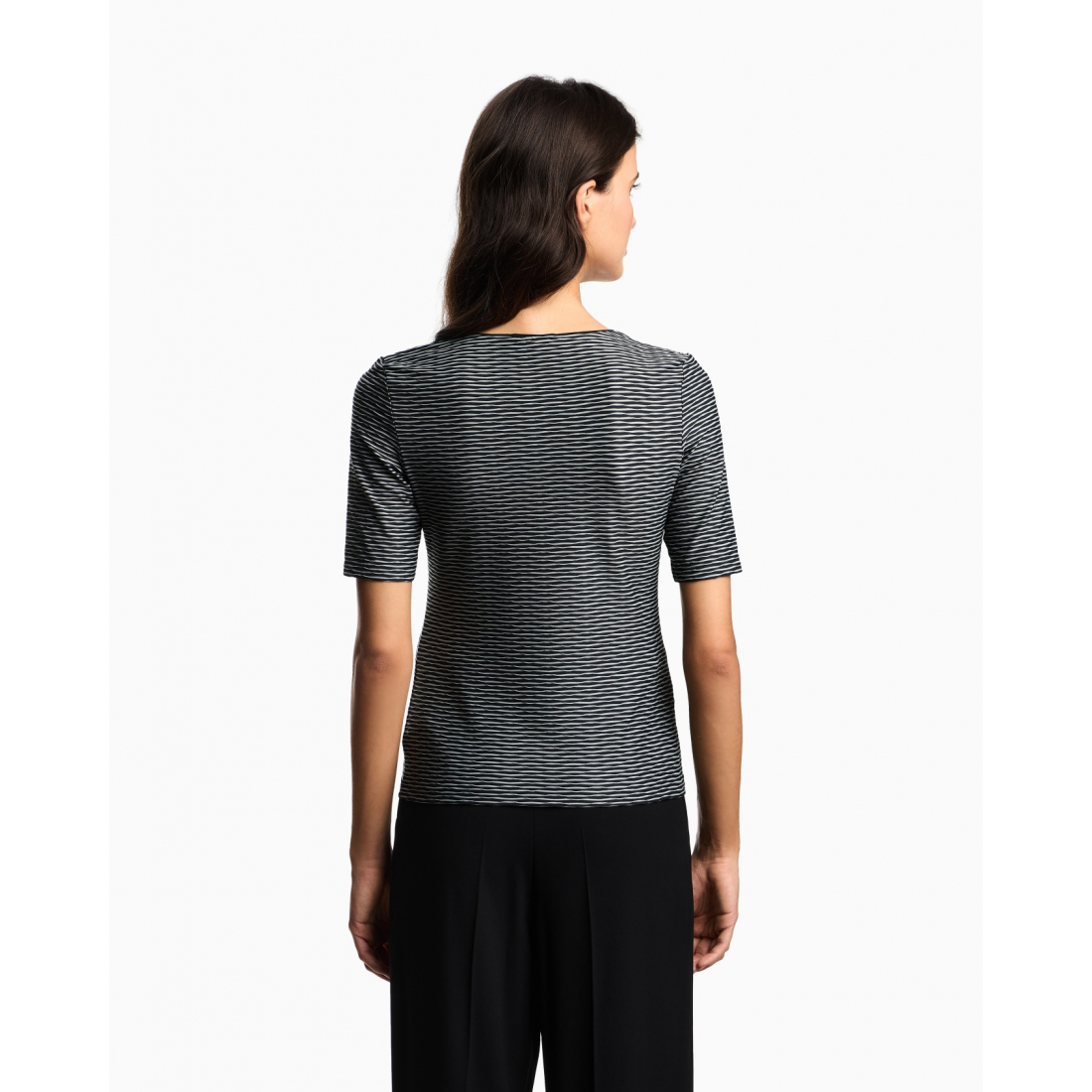 'Striped' T-Shirt für Damen