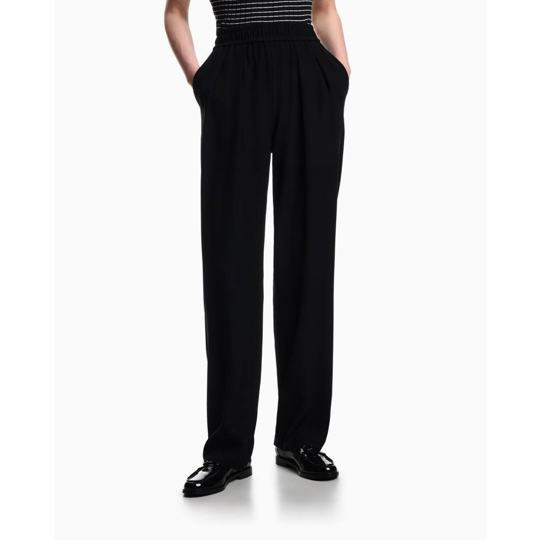 Pantalon 'Elasticated-Waistband' pour Femmes