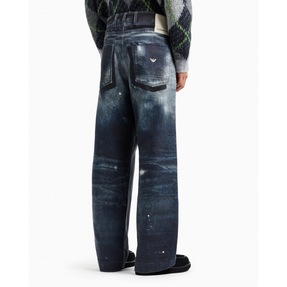 Jeans 'Distressed Print' pour Hommes