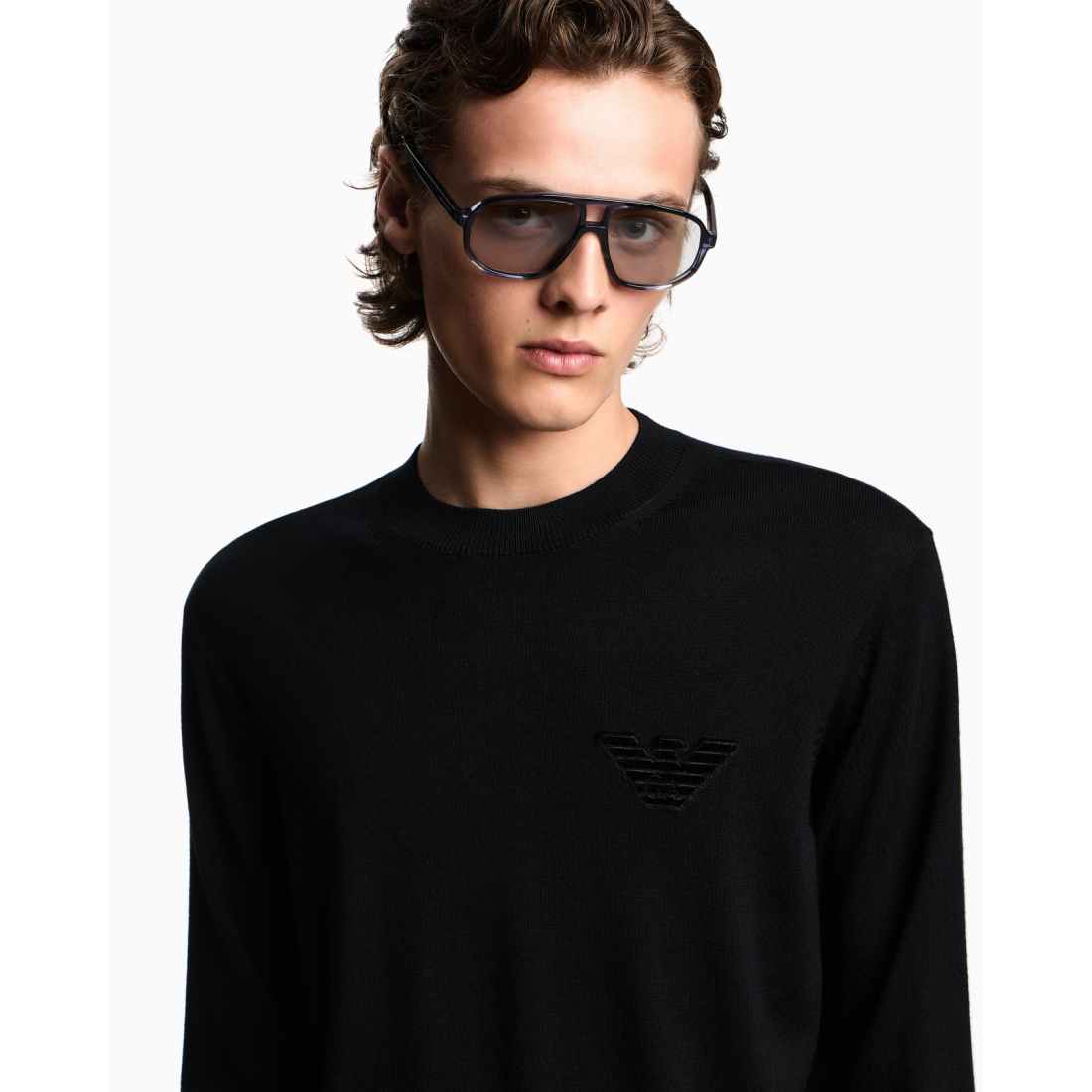 'Logo-Embellishment' Pullover für Herren